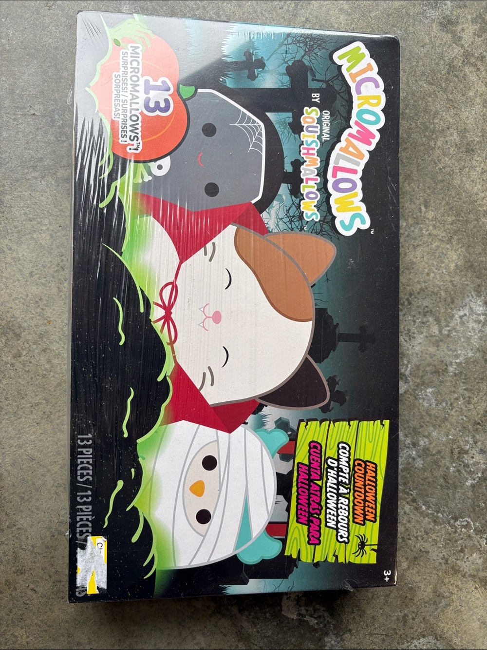 Halloween Character Plush Toy Set - Assorted Colors includes 13 pieces